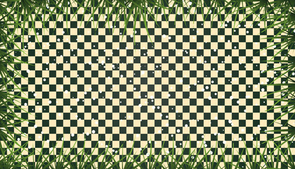 green abstract background. Geometric green dot pattern vector illustration for a seamless mosaic textile background design