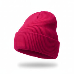  beanie hat is showcased against a pristine white background for design mockup purposes