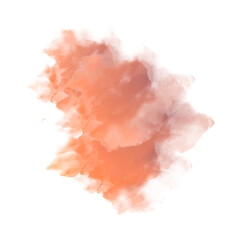 Vibrant abstract watercolor splash in warm orange and pink tones, perfect for modern design projects and artistic backgrounds, evoking creativity and energy.