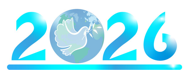 2026 Friedenstaube Planet türkis