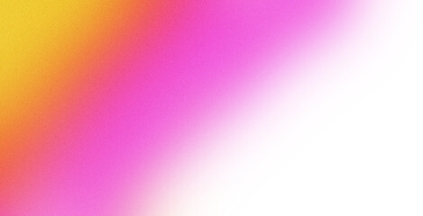 A soft, pixelated gradient transitions from yellow and orange to pink, fading into a clean white...