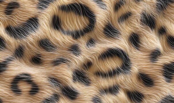 Detailed Close-Up of Large Feline Fur with Rich Two-Tone Pattern and Soft Texture