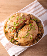 Turkey breast with mushroom