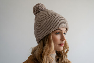Bobble Hat Mockup
