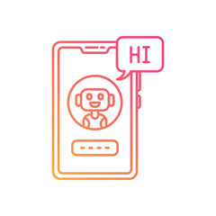 AI Assistant vector icon