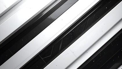 Abstract Black and White Diagonal Lines Pattern.