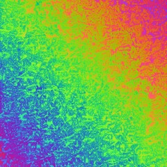 Obraz premium Crayon Rubbing Texture Background with Vivid Rainbow Gradient