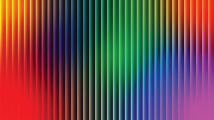 Vibrant rainbow stripes abstract background with vertical lines