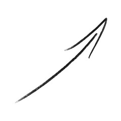 Hand-drawn rough arrow pointing upward diagonally, showing growth