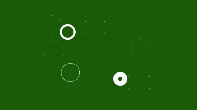 4K Effect circle glowing ellipse burst, firework shape with shiny glowing lines, After Effects pop up, shiny, Cartoon flat vector random explosion, with shiny pop-up explosion effect on Green screen.