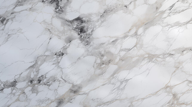 Luxurious White Marble Texture Background Interior Design Elegant Stone Surface Natural Veins Modern Patterns Decorative