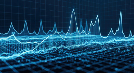 Dynamic sensor array illustrating peak detection and realtime diagnostic patterns