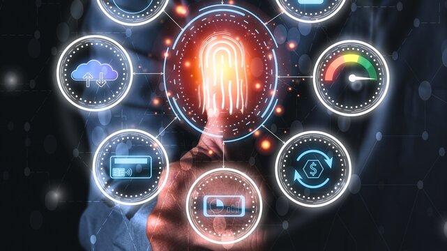 Digital fingerprint security and data protection network