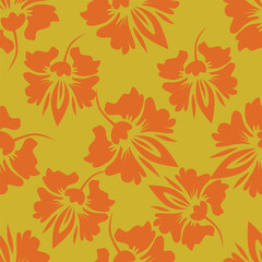 autumn leaves seamless pattern