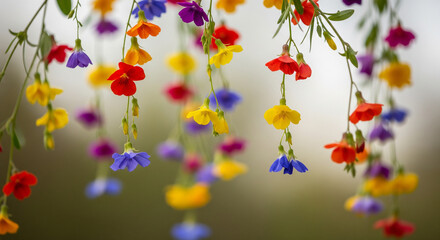 very beautiful colorful flower background
