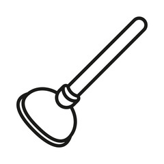 plunger icon vector design template