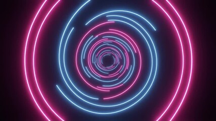 A neon streak spiral forms a subtle glowing pattern symbolizing energy flow motion and digital rhythm representing futuristic design light movement and abstract creative visualization - Powered by Adobe