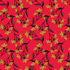 seamless pattern with leaves