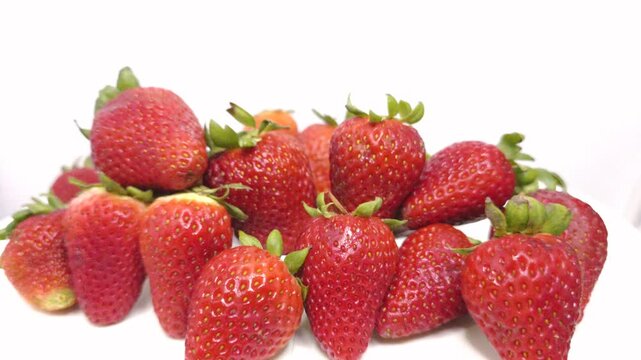 fresas frescas rojas 