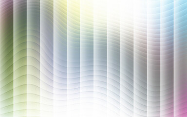 Abstract flowing vertical stripes with soft pastel gradient colors background