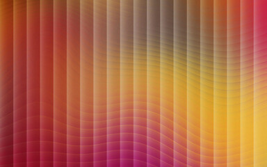Abstract gradient wavy vertical stripes background with warm colors image