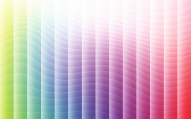 Abstract rainbow gradient wavy vertical stripes background image