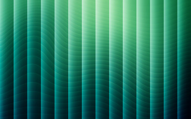 Abstract vertical wavy lines gradient background teal green image