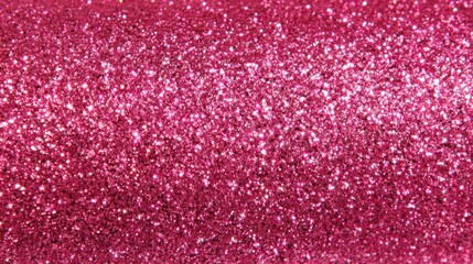 A vivid pink glitter surface captures light beautifully, making it perfect for arts and crafts. Ideal for adding flair to various projects.