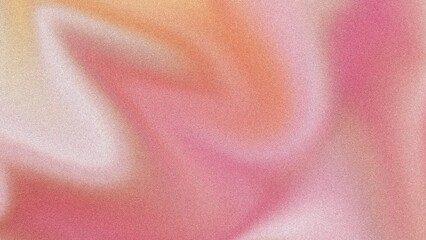 Soft Pink Orange Gradient Swirls with Subtle Grain Texture Background abstract