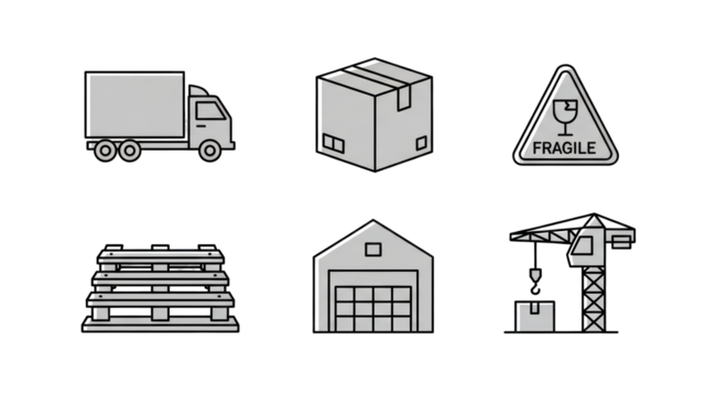 Vector illustration set of house icons, including isometric, 3D, and residential building models for architecture, construction, and real estate design on a transparent background