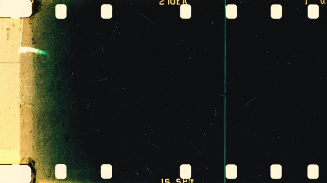 8mm vintage film overlay and super 8mm Filmgrain Dust and Scratches.Retro template. Opacity or screen mode usage for overlay your video. Negative film