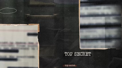 TOP SECRET Document Animation - Powered by Adobe
