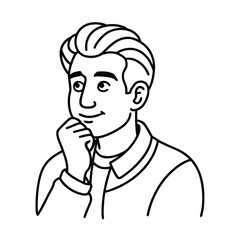 vector illustration of a man