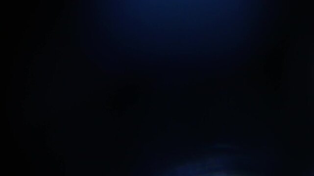 4k Beautiful optical lens flare effect on black blackground