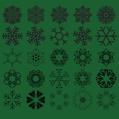Snowflake Designs Winter Snowflake Patterns Frozen Snowflake Clipart Snowflake Icon Set Crystal Snowflake Illustrations Minimalist Snowflake Art Christmas Snowflake Graphics
