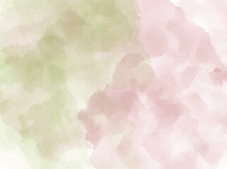 Watercolor background with pastel hues, creating a soft and dreamy atmosphere with shades of peach, beige, and light brown tones, perfect for gentle designs