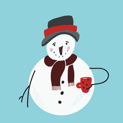 Playful vector illustrations of snowmen with funny winter quotes and sarcastic sayings. Perfect for holiday cards, T-shirts, mugs, posters, and seasonal designs.