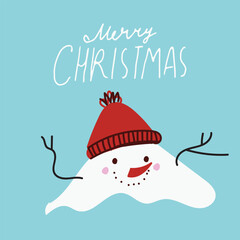 Playful vector illustrations of snowmen with funny winter quotes and sarcastic sayings. Perfect for holiday cards, T-shirts, mugs, posters, and seasonal designs.