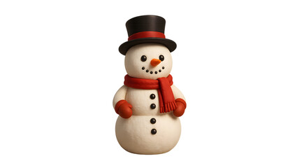 3D Snowman Figurine