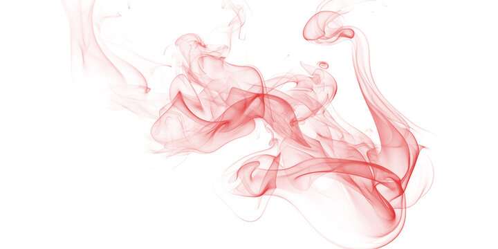 Crimson Smoke Abstract Red Ink Swirls Against Black Backdrop Modern Art Fluid Motion Visual Elegance Creative