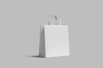 Paper Bag Blank Mockup With Shadow