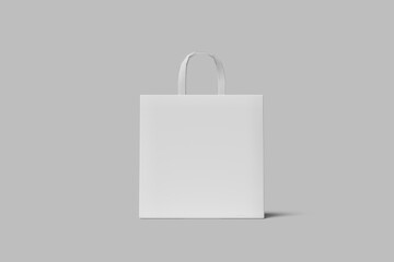 Paper Bag Blank Mockup With Shadow