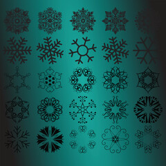 Snowflake Designs Winter Snowflake Patterns Frozen Snowflake Clipart Snowflake Icon Set Crystal Snowflake Illustrations Minimalist Snowflake Art Christmas Snowflake Graphics