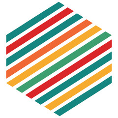 Obraz premium vector illustration modem striped vector flat color line 