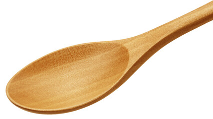 wooden Spoon, isolated, full depth of field