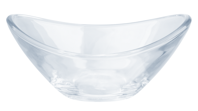 glass Bowl isolated, full depth of field