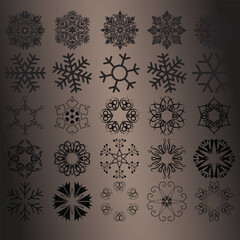 Snowflake Designs Winter Snowflake Patterns Frozen Snowflake Clipart Snowflake Icon Set Crystal Snowflake Illustrations Minimalist Snowflake Art Christmas Snowflake Graphics