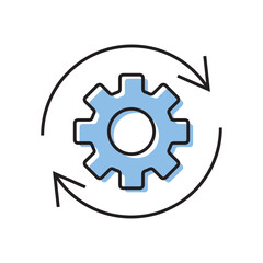 configuration. settings. configuration icons. repair. black and white icons. on a white background. vector. settings. fix the problem. find a solution. repair wizard.	