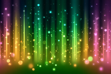 Vibrant Neon Lime Gradient Background Featuring Vertical Lines in a Kaleidoscopic Abstract Design Evoking Energetic and Lively Aesthetic