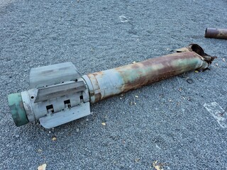 The body of the missile that the Russians are launching at civilians in Ukraine